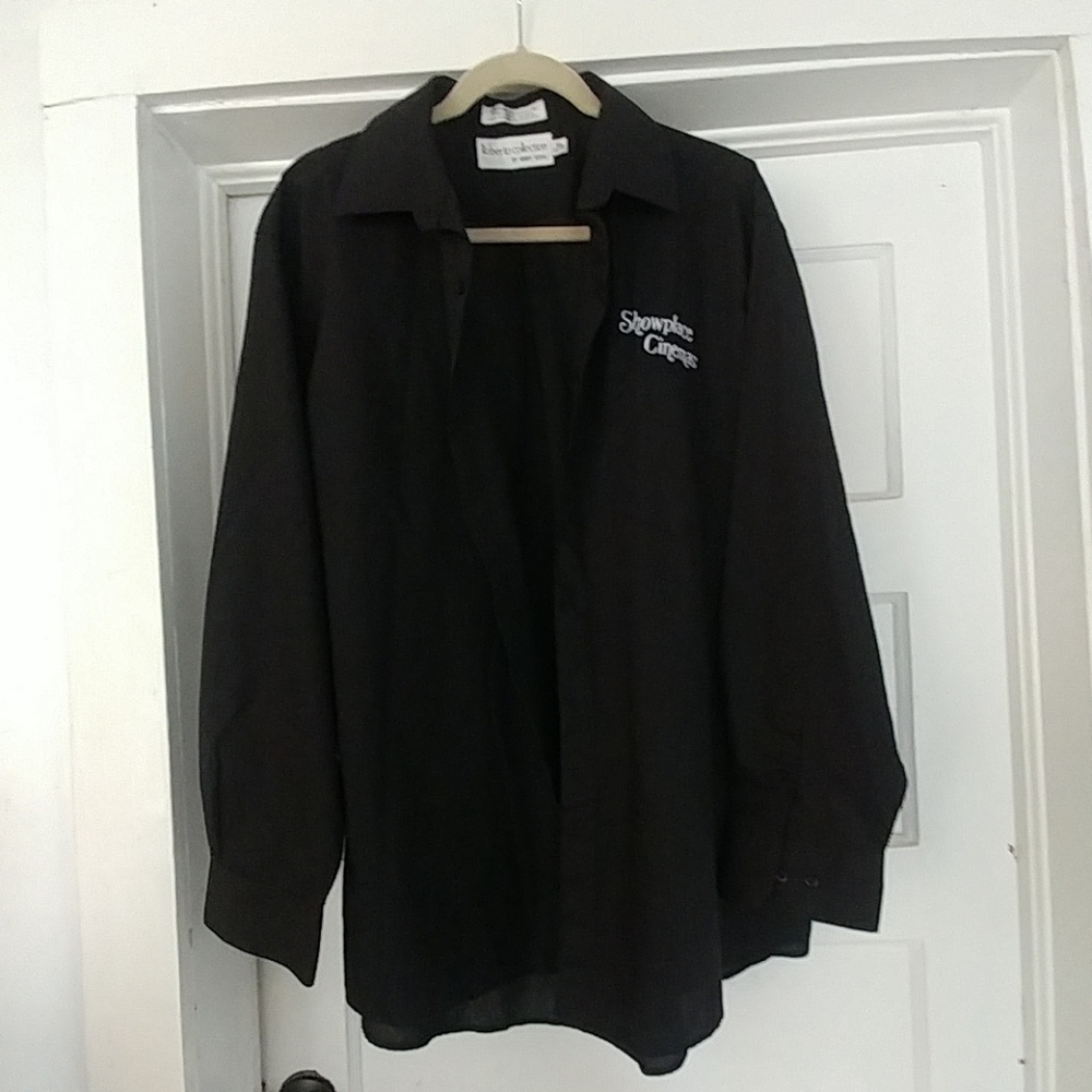 Robert Collection - black dress shirt